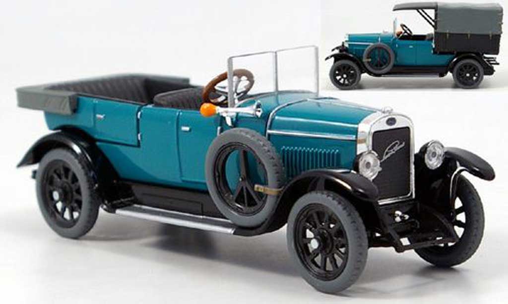 Skoda 110 1/43 Abrex Laurin & Klement Combi Limousine/Lieferwagen bluegrun 1927 diecast model cars