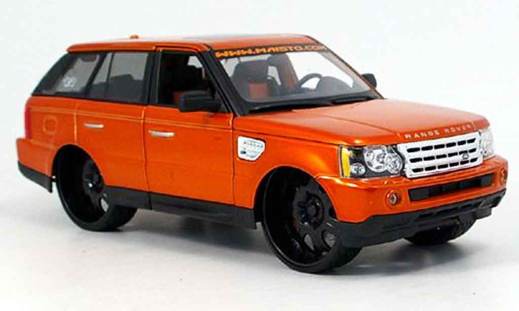 Range Rover Sport 1/18 Maisto orange g-ridez tuning diecast model cars