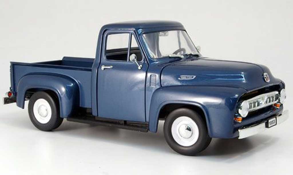 Ford F1 1/18 Yat Ming 00 grey blue 1953 diecast model cars