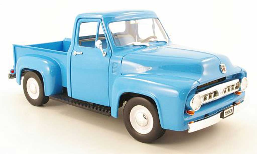 Ford F-100 1/18 Yat Ming F 100 blue 1953 diecast model cars