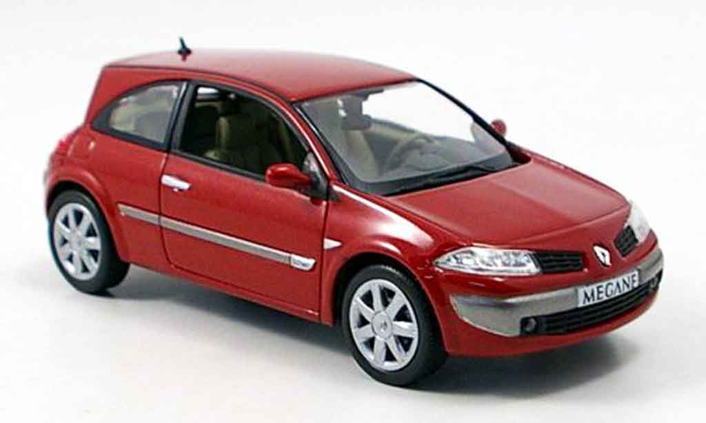 Renault Megane 1/43 Norev coupe red 2006 diecast model cars