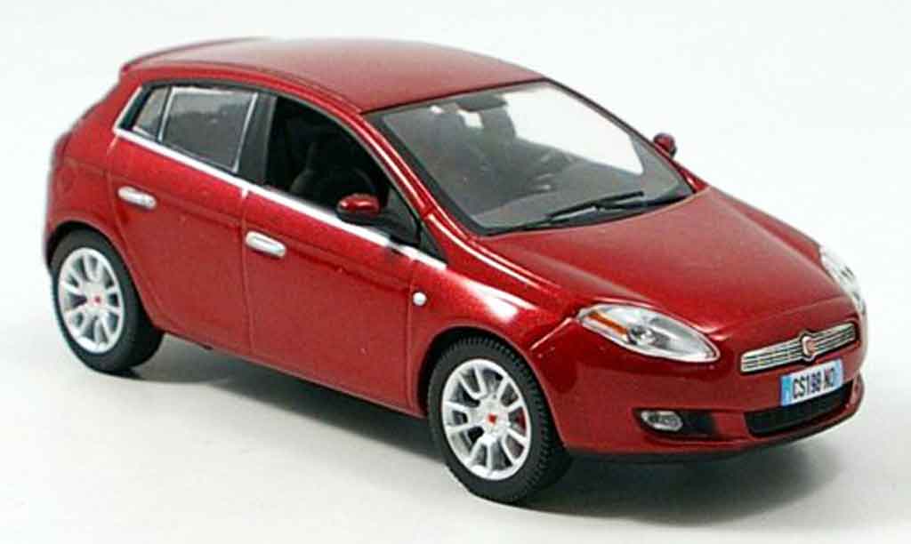 Fiat Bravo 1/43 Norev red 2007 diecast model cars