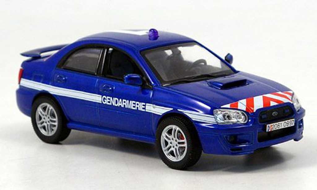 Subaru Impreza WRX 1/43 Norev WRX Gendamerie Police Frankreich 2003 diecast model cars