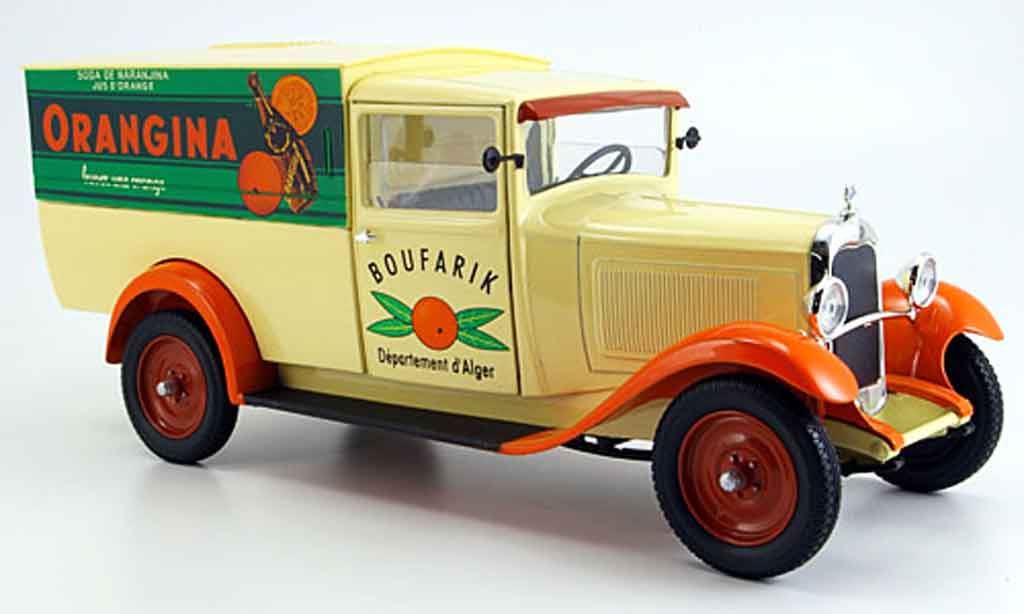 Citroen C4 1930 1/18 Solido 1930 lieferwagen orangina diecast model cars