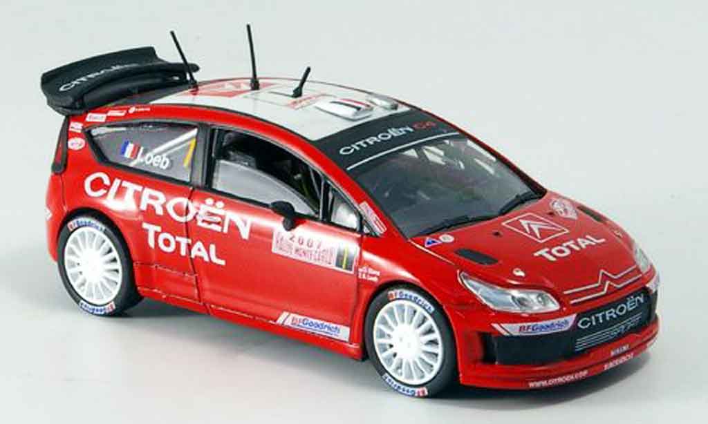 Citroen C4 WRC 2007 1/43 Solido WRC 2007 collection exklusiv diecast model cars