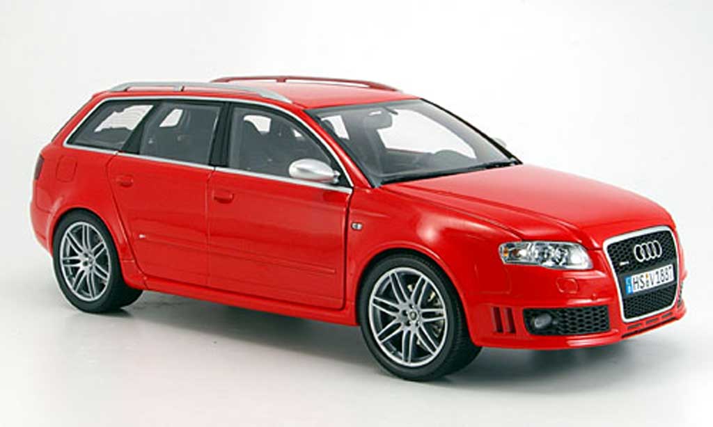 Audi RS4 1/18 Minichamps avant red 2006 diecast model cars
