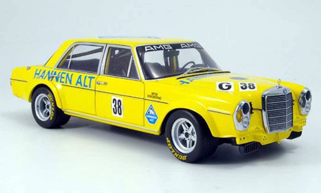Mercedes 300 SEL 1/18 Minichamps SEL 6.8 liter amg heyer hockenheim 1971 diecast model cars