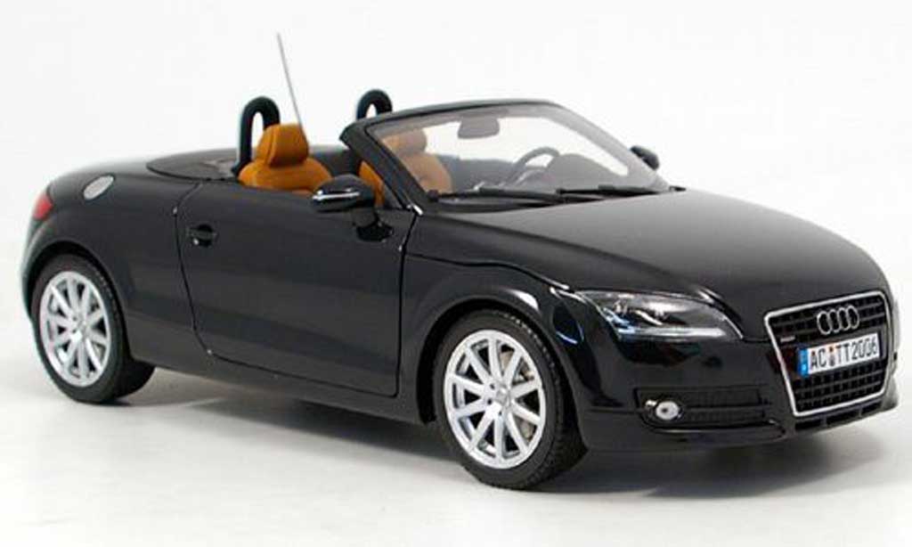 Audi TT Roadster 1/18 Minichamps Roadster black 2006 diecast model cars