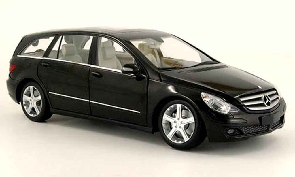 Mercedes Classe R 1/18 Minichamps black 2005 diecast model cars
