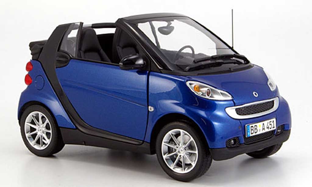 Smart ForTwo 1/18 Minichamps cabrio 2007 diecast model cars