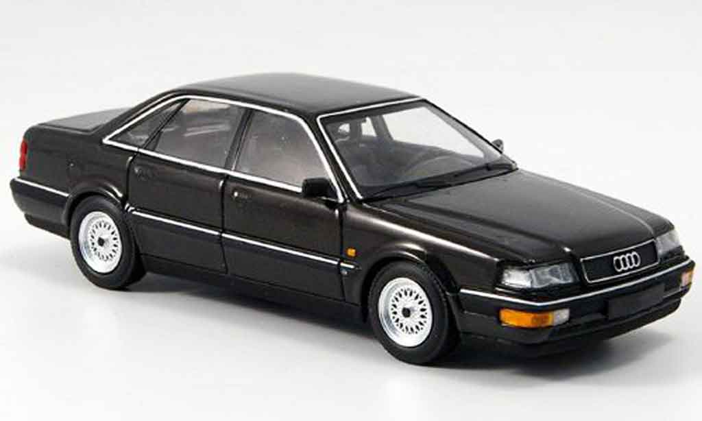 Audi V8 Quattro 1/43 Minichamps Quattro black 1988 diecast model cars