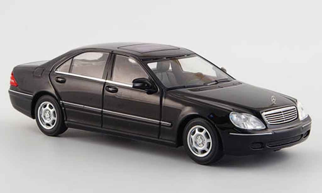 Mercedes Classe S 1/43 Minichamps (W 220) black 1998 diecast model cars