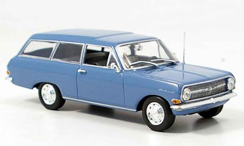 Opel Rekord 1/43 Minichamps a caravan blue 1962 diecast model cars