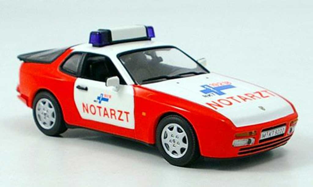 Porsche 944 1989 1/43 Minichamps 1989 S2 Notarzt - MKT Munchen diecast model cars