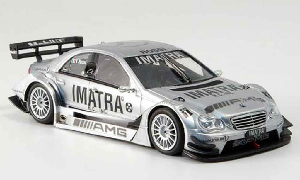 Mercedes Classe C 1/43 Minichamps AMG Test V.Rossi avec Figur diecast model cars