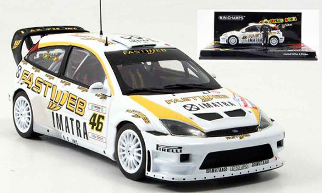 Ford Focus RS WRC 1/43 Minichamps RS WRC V.Rossi Sieger Monza Show 2006 diecast model cars