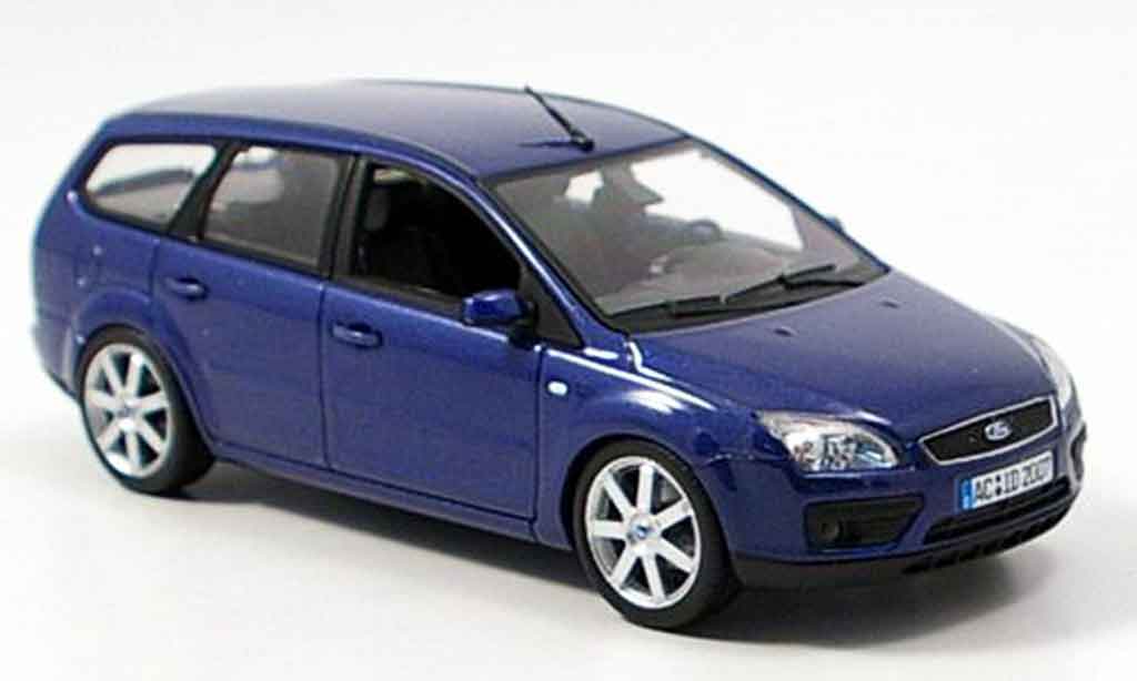 Ford Focus 1/43 Minichamps Turnier blue 2006 diecast model cars