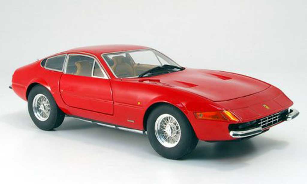Ferrari 365 GTB/4 1/18 Hot Wheels Elite GTB/4 red serie elite diecast model cars