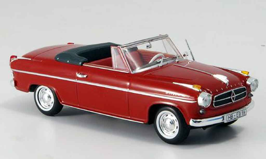 Borgward Isabella 1/43 Minichamps Convertible 1959 diecast model cars