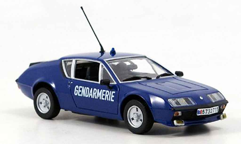 Alpine A310 1/43 Minichamps gendamerie diecast model cars
