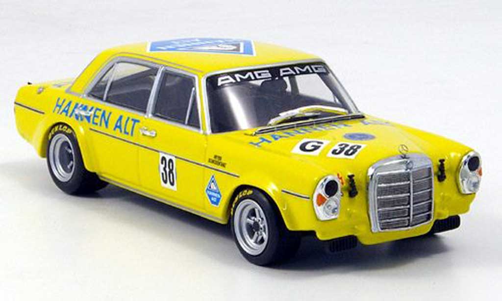 Mercedes 300 SEL 1/43 Minichamps SEL 6.8 AMG Heyer Hockenheim 1971 diecast model cars