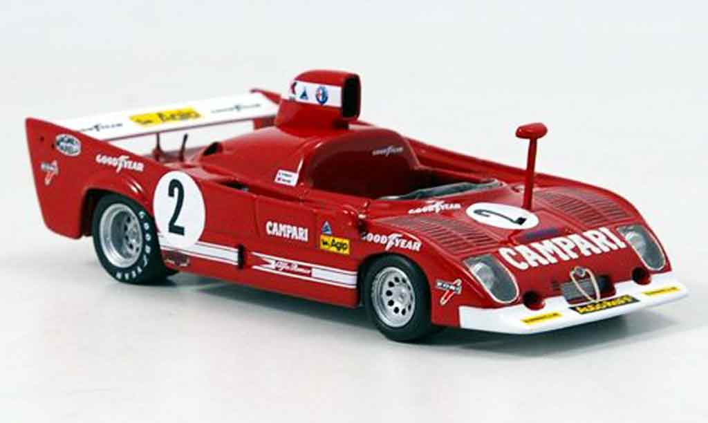 Alfa Romeo 33.3 1975 1/43 Minichamps 1975 tt 12 no.2 pescarolo sieger 1000 km spa diecast model cars