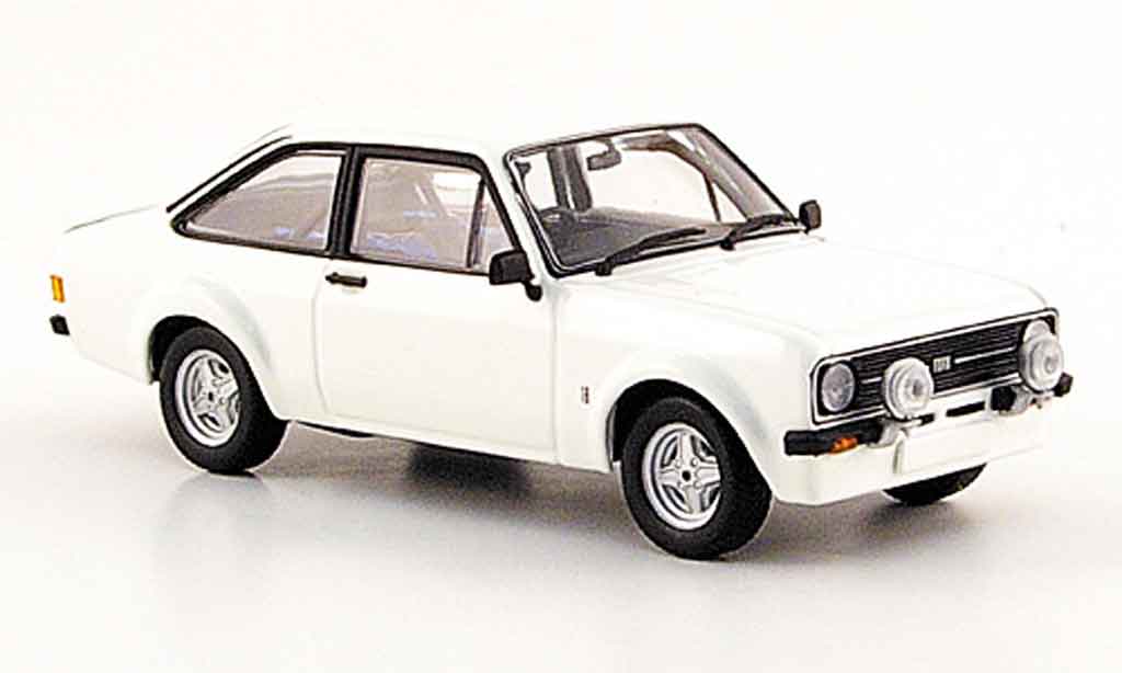 Ford Escort RS 1800 1/43 Minichamps RS 1800 Rally white 1975 MK2 diecast model cars