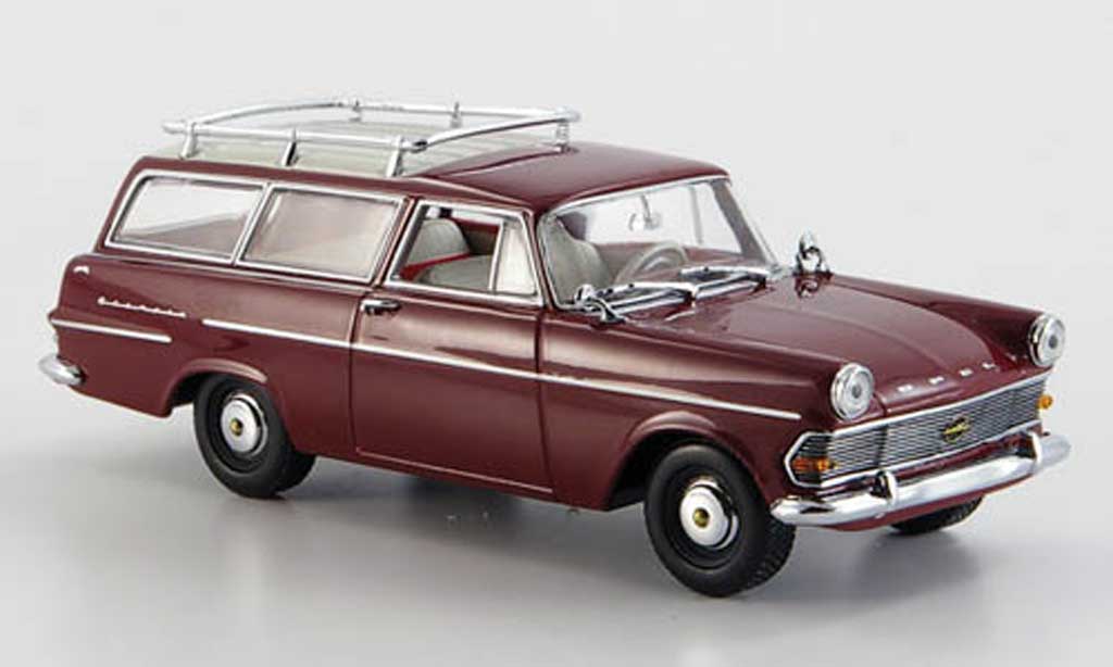 Opel Rekord 1/43 Minichamps P2 Caravan red 1960 diecast model cars