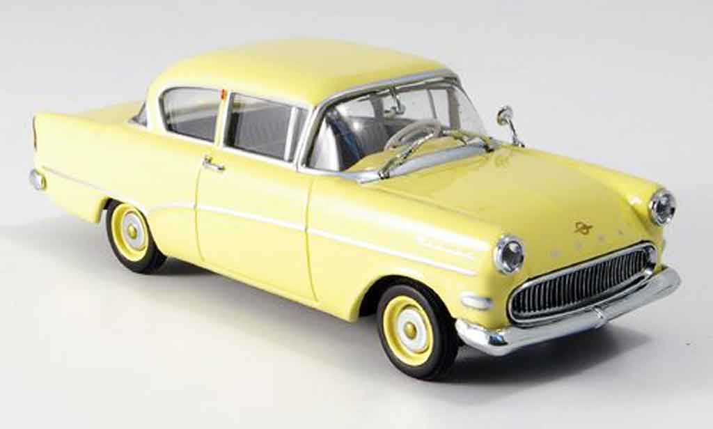 Opel Rekord 1/43 Minichamps p1 yellow 1958 diecast model cars