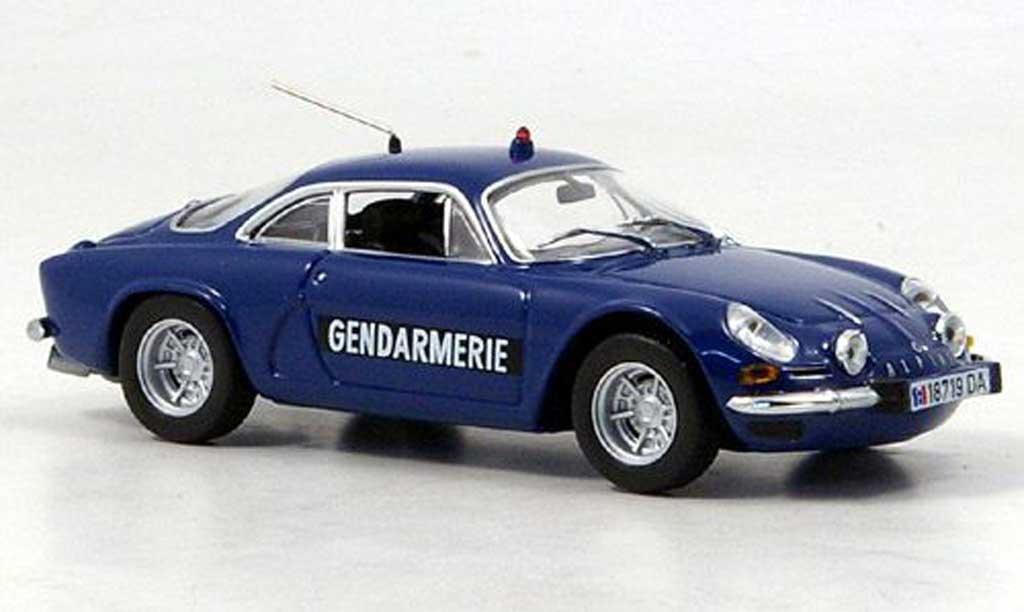 Alpine A110 1/43 Minichamps Gendarmerie Police (F) 1971 diecast model cars