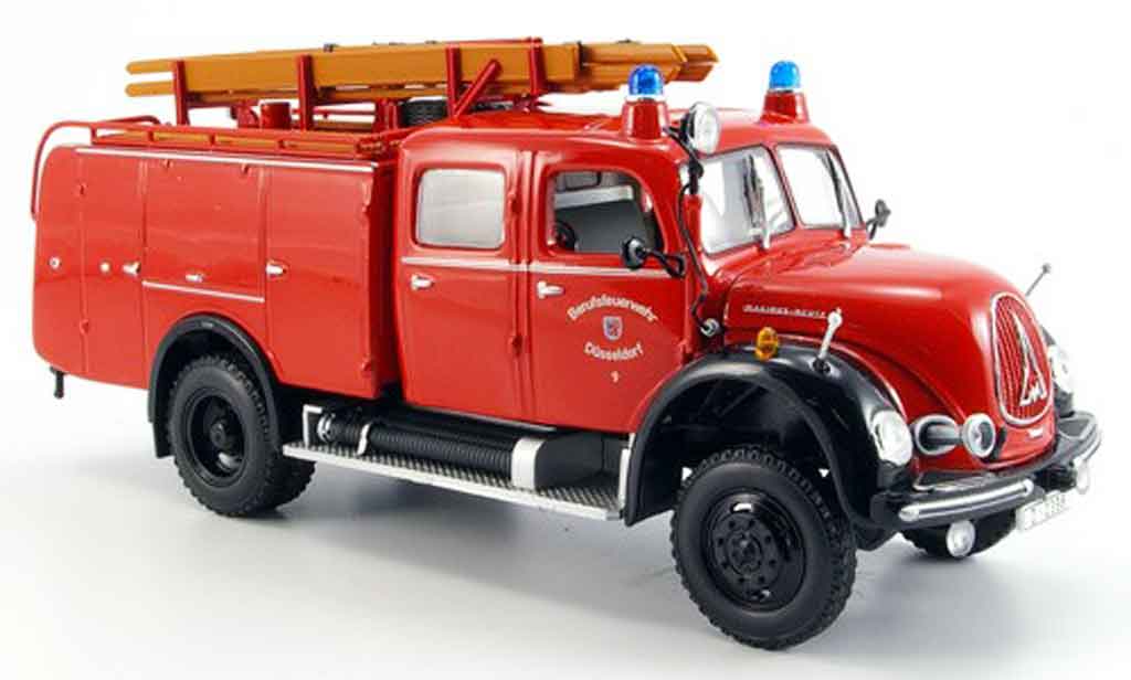Magirus TLF 16 1/43 Minichamps Merkur A pompier Dusseldorf diecast model cars