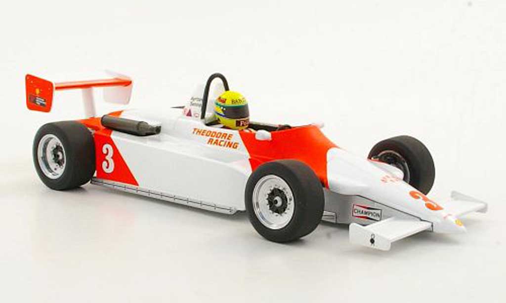Toyota F1 1/18 Minichamps Ralt RT3 No.3 Theodore Racing A.Senna GP Macau 1983 diecast model cars