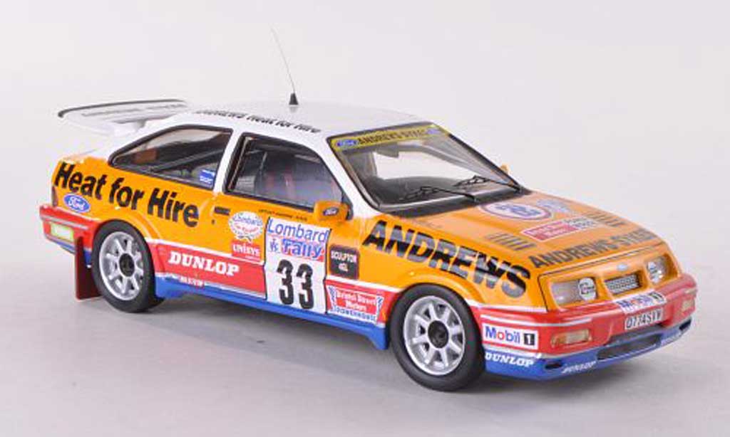 Ford Sierra Cosworth RS 1/43 Trofeu Cosworth RS No.33 Andrews Rally Grossbritannien 1989 R.Brookes/N.Wilson diecast model cars