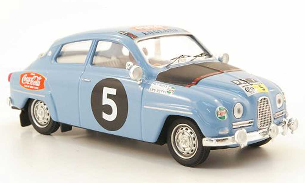 Saab 96 1/43 Trofeu No.5 Coca-Cola Safari Rally 12 P.Moss / A.Riley diecast model cars