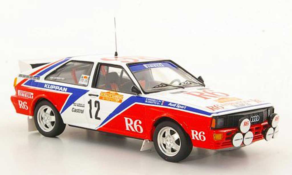 Audi Quattro 1/43 Trofeu No.6 M.Cinotto / E.Radaelli Rally San Remo 1982 diecast model cars