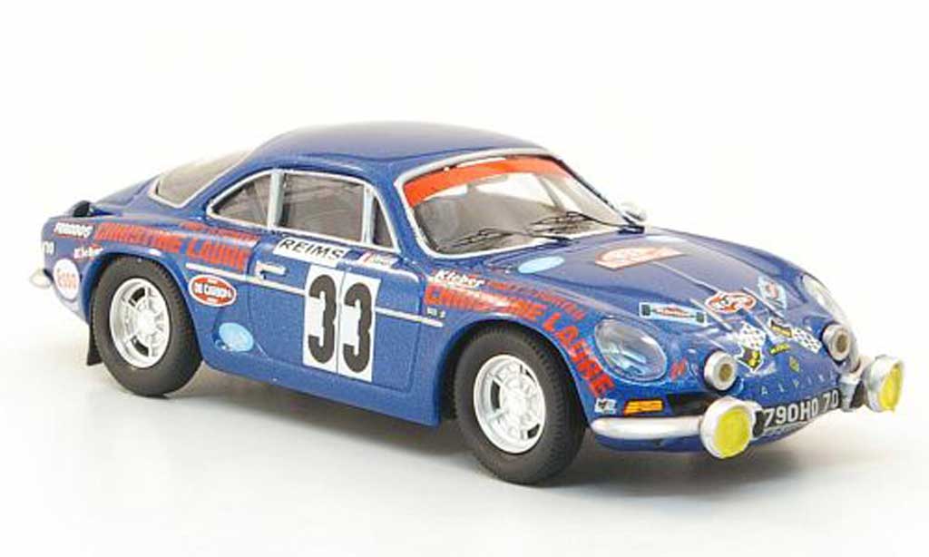 Alpine A110 1/43 Trofeu 1600S No.33 Henry/Thiry Rally Monte Carlo 1973 diecast model cars