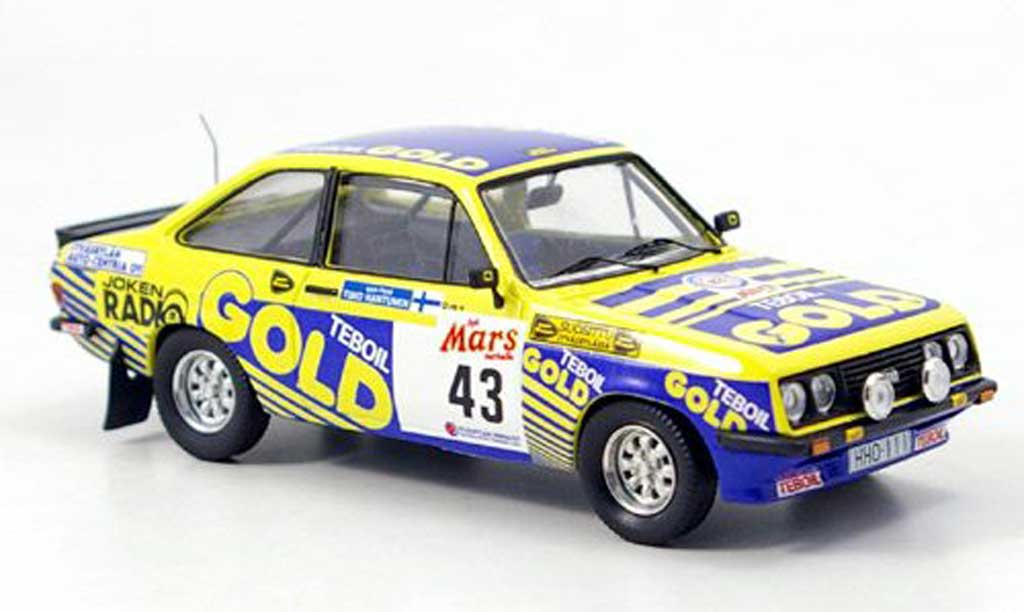 Ford Escort RS 2000 1/43 Trofeu RS 2000 No.43 Kankkunen 1000 Lakes 1979 diecast model cars
