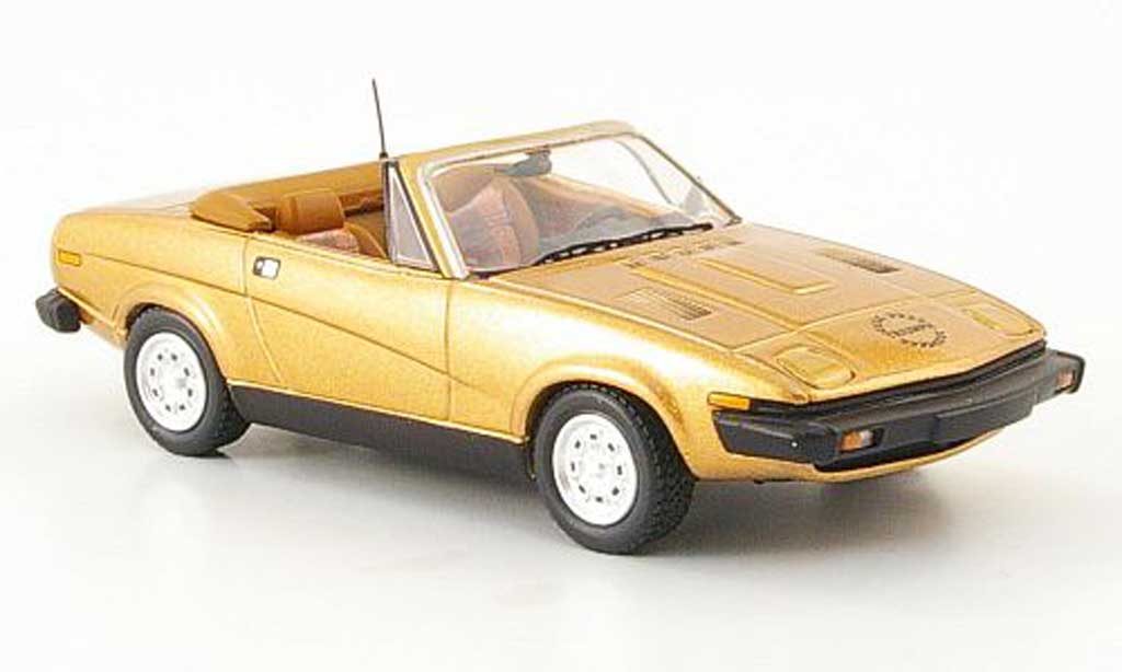 Triumph TR7 1/43 Trofeu Drophead gold diecast model cars