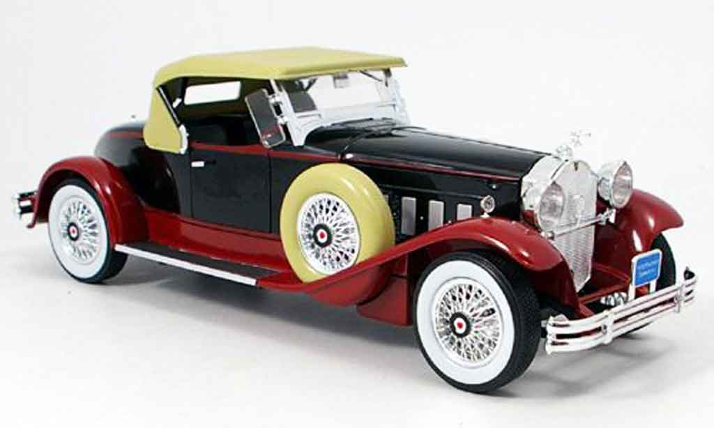 Porsche 930 Speedster 1/18 Signature speedster black-red-beige 1 diecast model cars