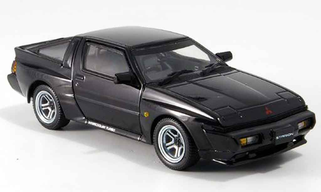 Mitsubishi Starion 1/43 Kyosho GSR VR black diecast model cars