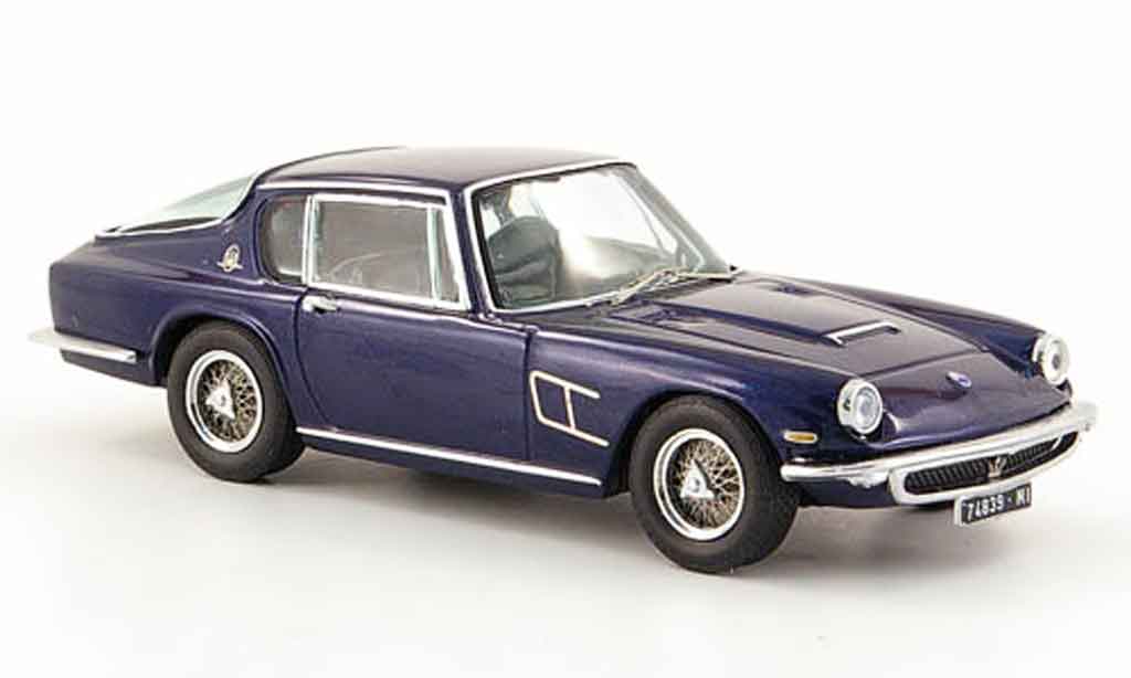 Maserati Mistral 1/43 IXO coupe blue 1963 diecast model cars