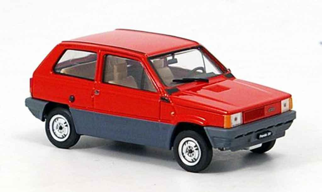 Fiat Panda 1/43 Brumm 30 red 1980 diecast model cars
