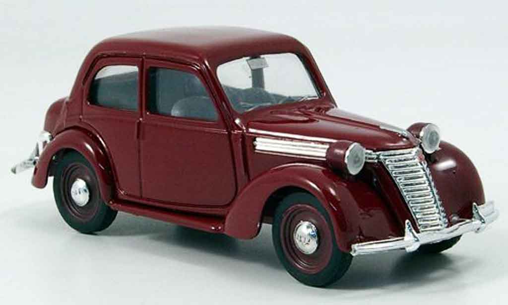Fiat 1100 1/43 Brumm E red diecast model cars