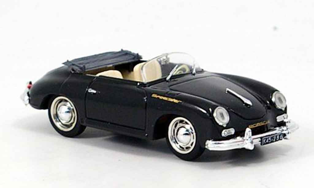 Porsche 356 1952 1/43 Brumm 1952 A Speedster black diecast model cars