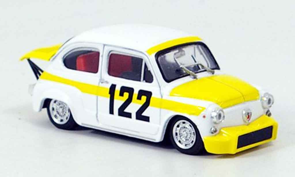 Fiat 850 1/43 Brumm Abarth TC No.122 Coppa Collina 1969 diecast model cars
