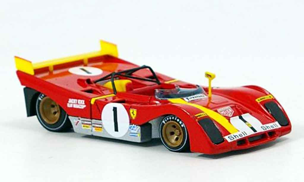 Ferrari 312 PB 1/43 Brumm PB no.1 ickx 1000km monza 1972 diecast model cars