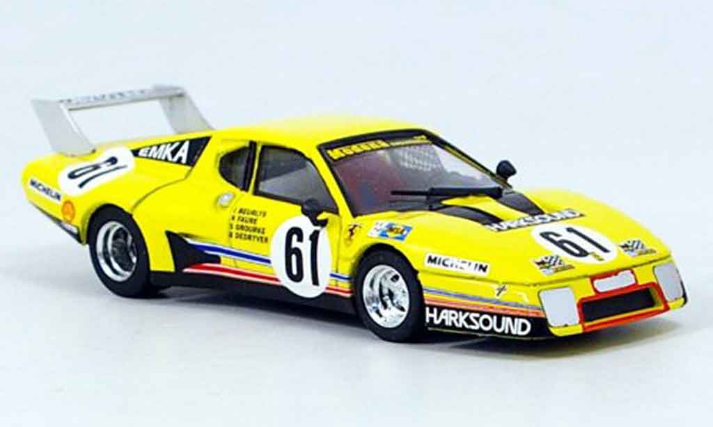 Ferrari 512 BB 1/43 Brumm BB no.61 beurlys le mans 1979 diecast model cars