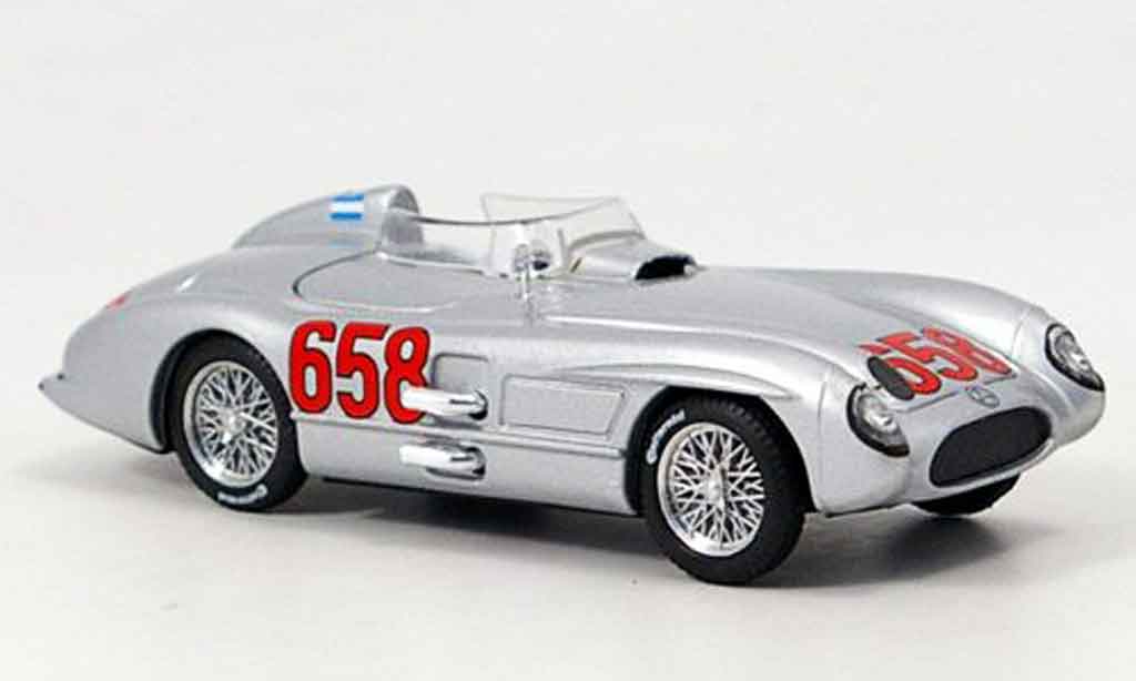 Mercedes 300 SLR 1/43 Brumm SLR No.658 Fangio Mille Miglila 1955 diecast model cars