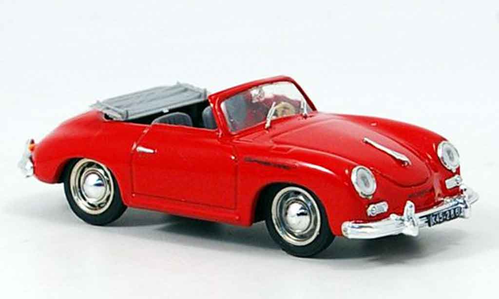 Porsche 356 1952 1/43 Brumm 1952 A Convertible red diecast model cars