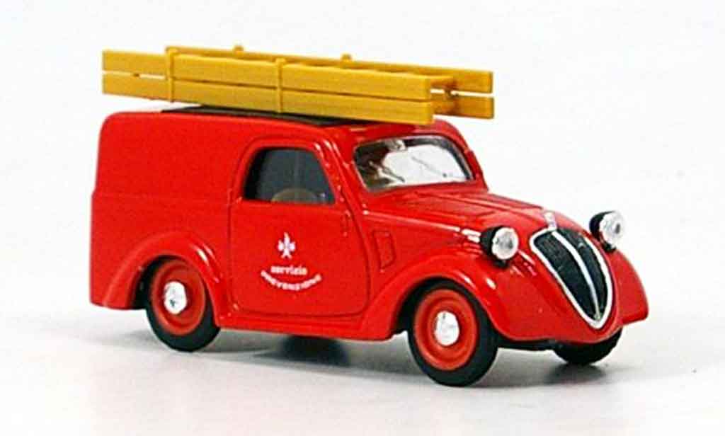 Fiat 500 1/43 Brumm B Lieferwagen pompier Italilen 1946 diecast model cars